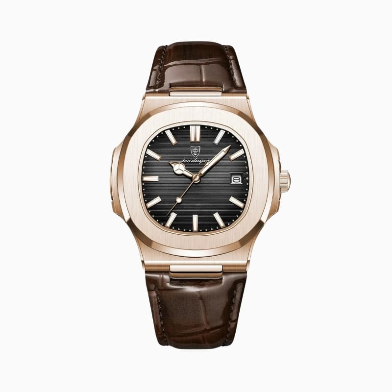 Relógio Royal Nautilus Gold Pelle